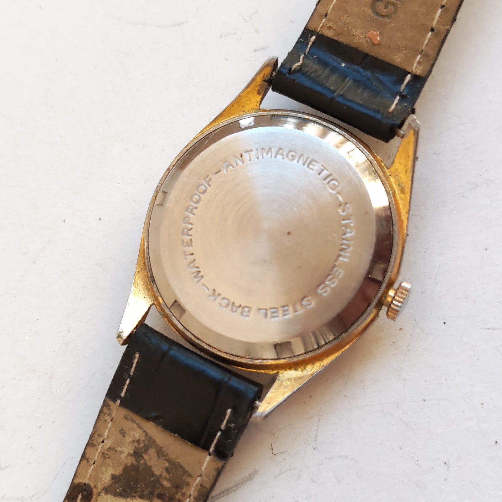 vintage Cronel Hand Winding 23 Jewel 34mm needs service detail photograph