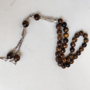 Tiger Eye , Agate Rosary Very Beautiful Tasbih - Prayer Beads #057