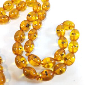 33 Beads Pressed Amber Tasbih Insect Inclusion Prayer Beads Misbaha sold by Sweilems in Amman