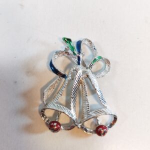 Bells Brooch Pin Enamel Silver Tone by Gerry's Vintage 2 sold by Sweilems in Amman