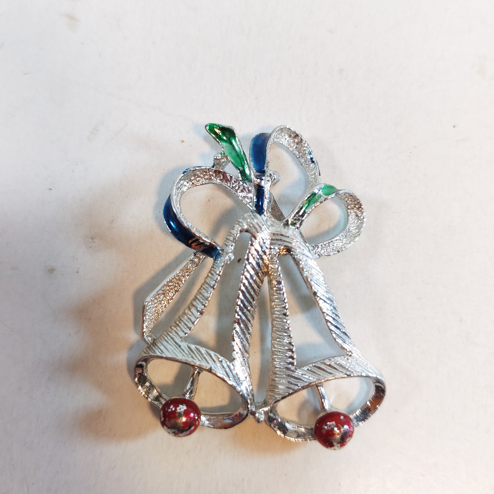 Bells Brooch Pin Enamel Silver Tone by Gerry's Vintage 2 sold by Sweilems in Amman