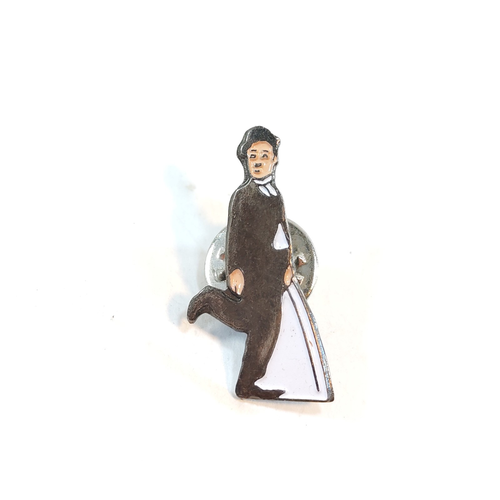 CHARLIE CHAPLIN - VINTAGE 1993 LAPEL PIN - HAT PIN Bubbles inc sold by Sweilems in Amman