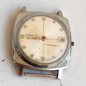 vintage King's Super De Luxe Swiss mechanical watch for parts sold by Sweilems in Amman