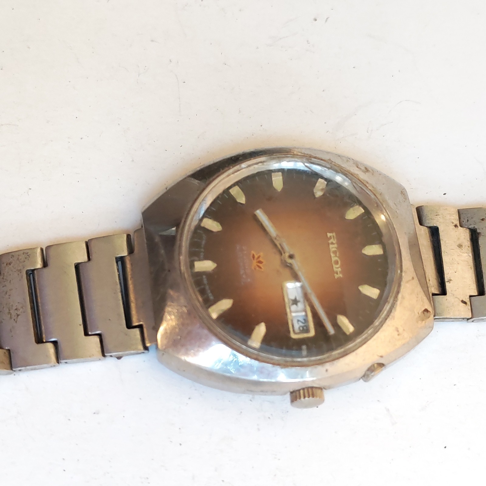 vintage Ricoh automatic watch 40mm - for repair detail photograph